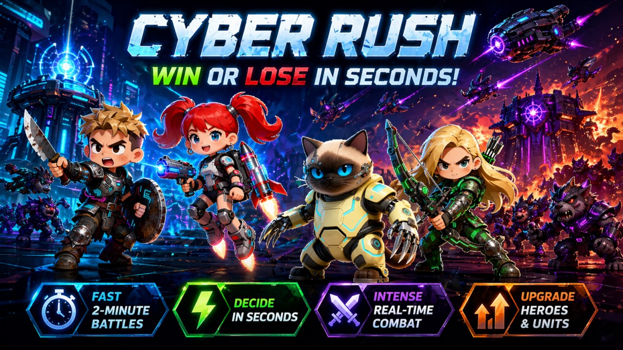 Cyber Rush 游戏主视觉